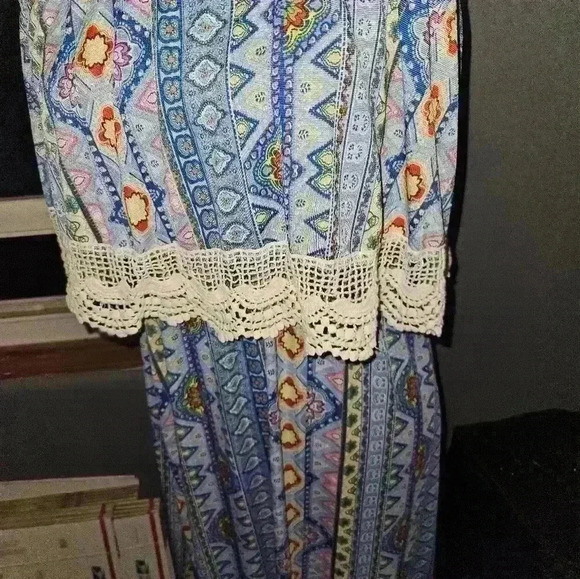 Rue 21 Strapless Maxi Dress Size L - Picture 3 of 10